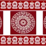 Meroon Rangoli Sticker