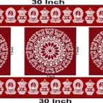 Meroon Rangoli Sticker - Image 2