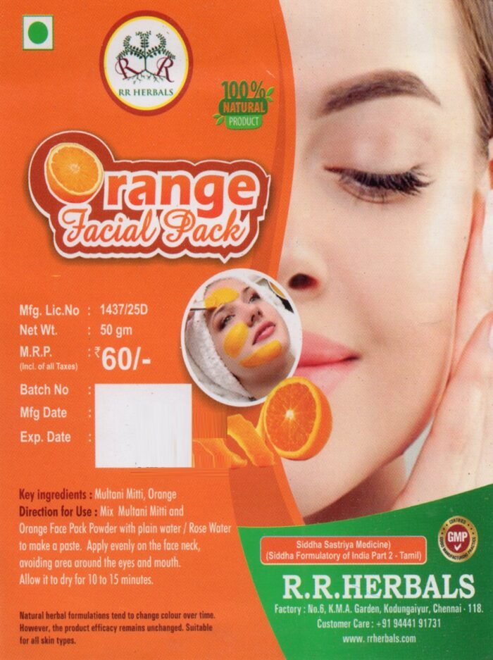Orange Facial Pack Powder (50Gm)