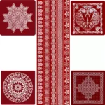 Meroon Rangoli Sticker