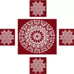 Meroon Rangoli Sticker