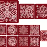 Meroon Rangoli Sticker