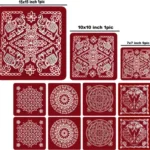 Meroon Rangoli Sticker - Image 2