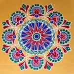 Color Rangoli Sticker