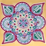 Color Rangoli Sticker - Image 2