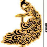 Peacock Wallsticker - Image 2