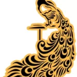 Peacock Wallsticker