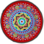 Color Rangoli Sticker