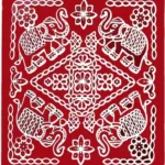 Meroon Rangoli Sticker - Image 3