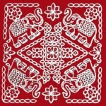 Meroon Rangoli Sticker (Meroon-Modal : MS4MM2 Pack of Small & Medium 6Pcs) - Image 6
