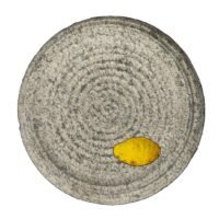 ABS Herbals : Turmeric Haldi Grinding,Mortar Stone,Chandan Mortar Stone,Rubbing Stone,Grinding Mortar Stone,Sandalwood Rubbing Stone,Medicine grinding stone(Big size=10cm)