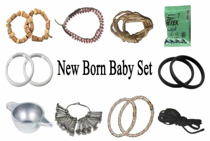 ABS Herbals : New Born Baby Set/ Special Baby Set /Baby Set/ Urai Marunthu Set/ Vasambu Kappu/ Pottu Aachu/ Paal Mani/ Paladai/ Karuppu Valayal/ Vellai Valayal /Born Babyset (Pack of 10 Items) - Image 2