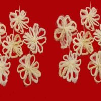 ABS Herbals : Thamari Thandu Thiri/ Thamara Lotus Kamal Steam Wicks Diya for Puja Lotus stem Wicks for Diya Watti Diya Jyoti Batti for Puja Diya batti puja Flower Wicks diyas (Pack of 12)