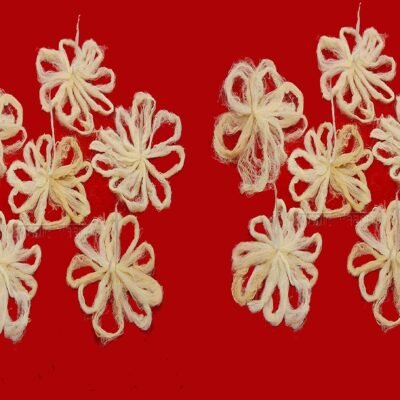 ABS Herbals : Thamari Thandu Thiri/ Thamara Lotus Kamal Steam Wicks Diya for Puja Lotus stem Wicks for Diya Watti Diya Jyoti Batti for Puja Diya batti puja Flower Wicks diyas (Pack of 12)