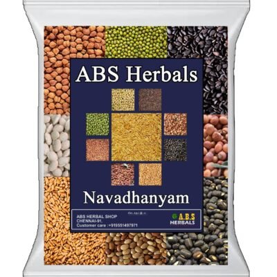 ABS Herbals : Navadhanyam/Navadhanyam Set/Navadhanya/Navadhanyam for poojai uses/Navagraha Pooja Set/Nine Grains for Navagraha Homam/Navadhanyalu for Navagraha Pooja Set (450Gm)