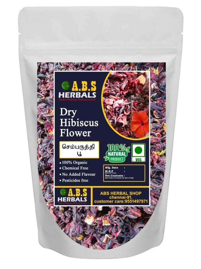 ABS Herbals Dry Rose Petals,Hibiscus,Reetha,Dry Amla, Dry Shikakai (500Gm) - Image 4