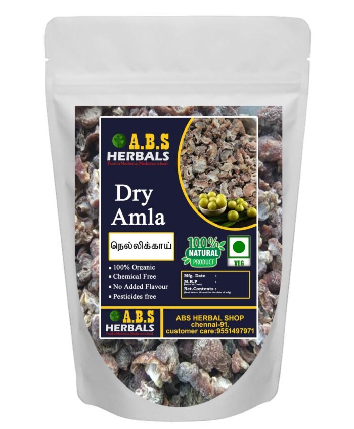 ABS Herbals Dry Rose Petals,Hibiscus,Reetha,Dry Amla, Dry Shikakai (500Gm) - Image 6